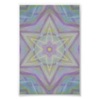 P32C Unique Colourful Abstract Mandala Art Photo Print