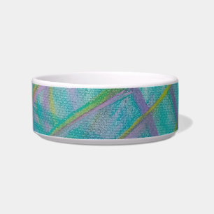 P34 Unique Colourful Abstract Art Bowl