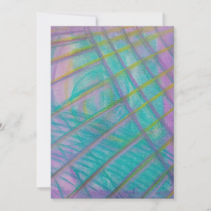 P34 Unique Colourful Abstract Art Card