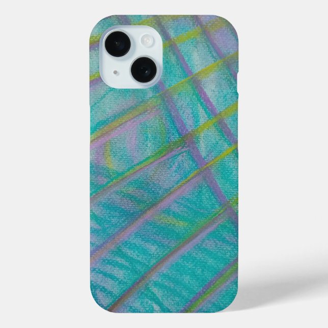 P34 Unique Colourful Abstract Art Case-Mate iPhone Case (Back)