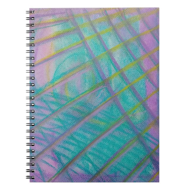 P34 Unique Colourful Abstract Art Notebook (Front)
