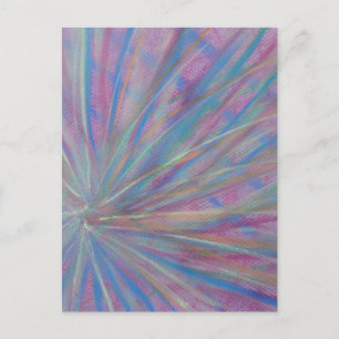 P36 Unique Colourful Abstract Art Postcard