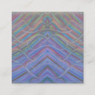 P40M Unique Colorful Abstract Art Calling Card