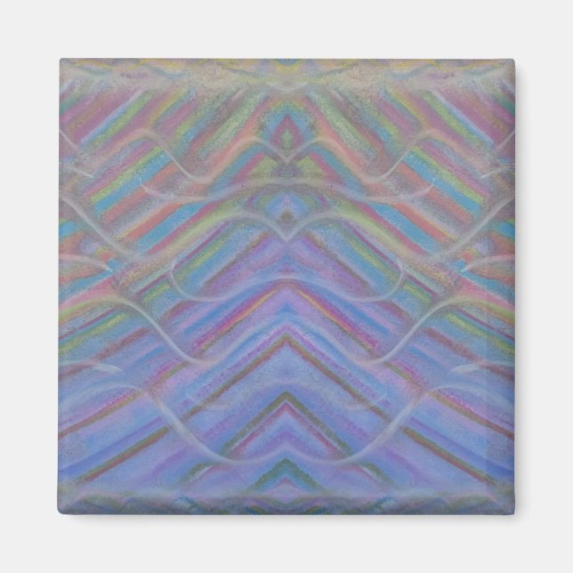P40M Unique Colourful Abstract Art Magnet (Front)