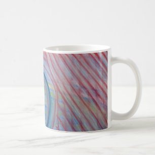 P43 Blue Red Yellow Colourful Abstract Art Coffee Mug