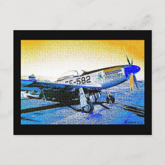 "P51 Mustang" © 2009 S.J. Postcard