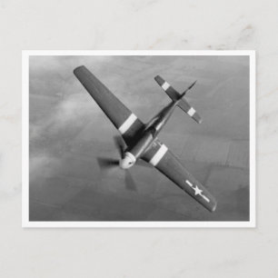 P51 Mustang - Cadillac of the Skies Postcard