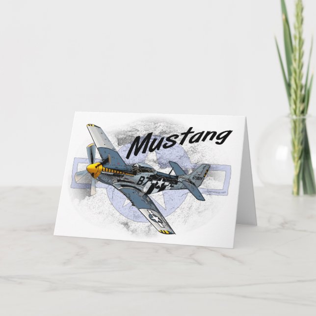 P51 Mustang Card (Front)