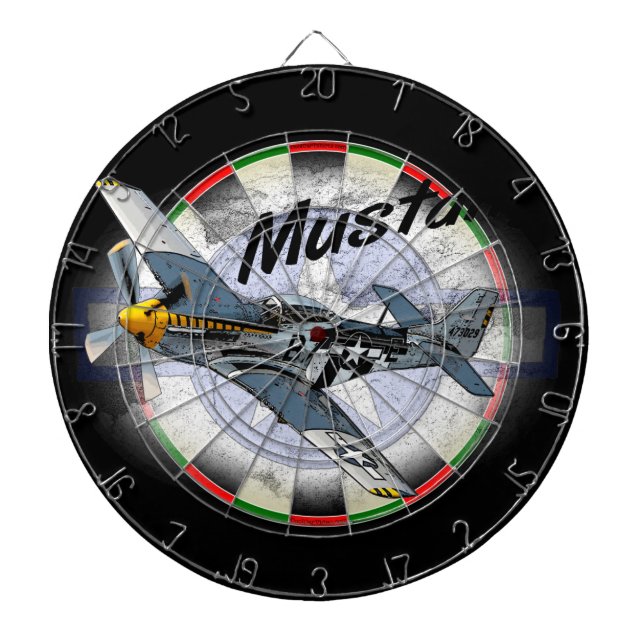 P51 Mustang Dartboard (Front)