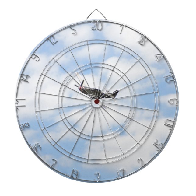 P51 Mustang In Flight Dartboard (Front)