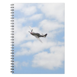 P51 Mustang In Flight Notebook