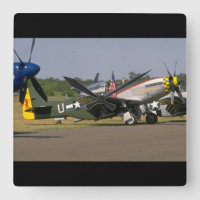 P51 Mustang, Side View.(runway)_WWII Planes