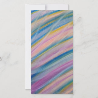 P6 Unique Colorful Abstract Art Card