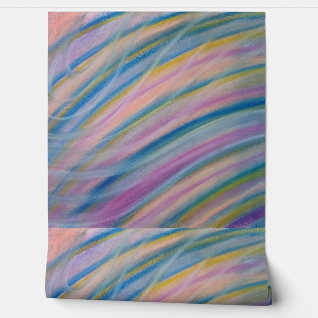 P6 Unique Colorful Abstract Art Wallpaper (Unrolling)