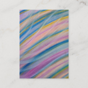 P6 Unique Colourful Abstract Art Appointment Card