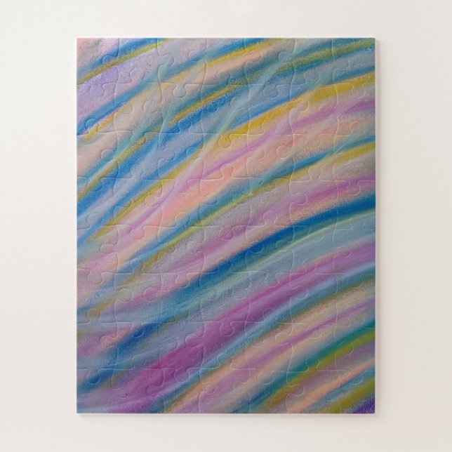 P6 Unique Colourful Abstract Art Jigsaw Puzzle (Vertical)