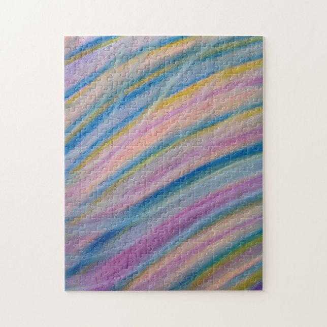 P6 Unique Colourful Abstract Art Jigsaw Puzzle (Vertical)