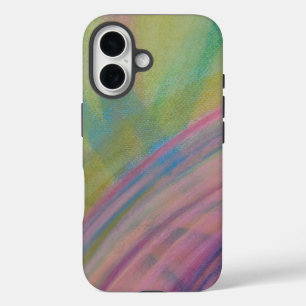 P9 Unique Colourful Abstract Art iPhone 16 Case
