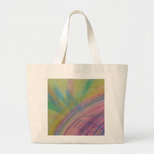 P9 Unique Colourful Abstract Art Large Tote Bag