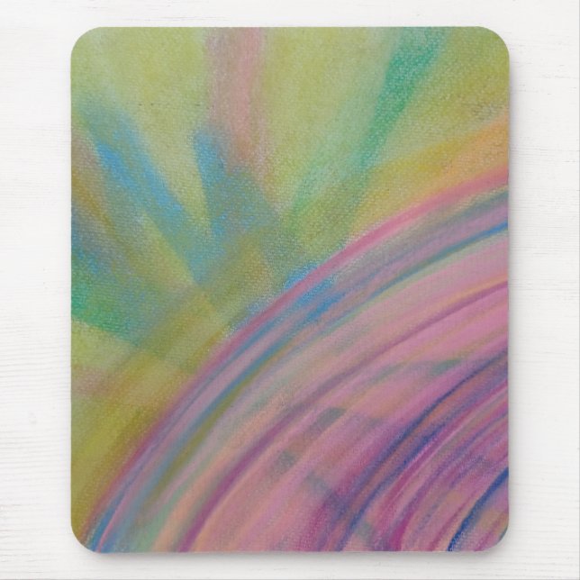 P9 Unique Colourful Abstract Art Mouse Pad (Front)