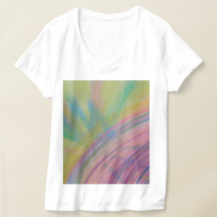 P9 Unique Colourful Abstract Art T-Shirt