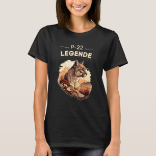P-22 Mountain Lion Griffith Mountain California Si T-Shirt
