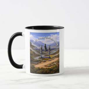 P-38 Lightning China Burma India Campaidn Mug