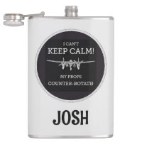 P-38 Lightning Custom Vinyl Wrapped Flask