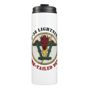 P-38 Lightning Fork Tailed Devil Thermal Tumbler