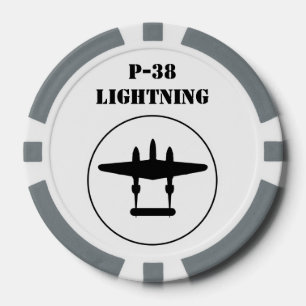 P-38 Lightning Poker Chips