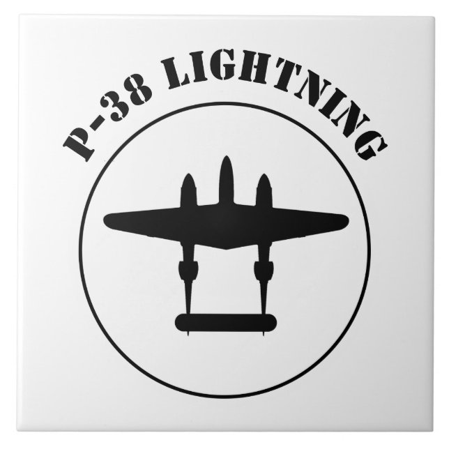 P-38 Lightning Tile (Front)