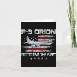 P-3 Orion Sub Hunter Asw Aeroplane Vintage Veteran Card