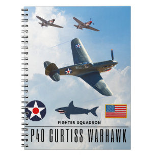 P-40 CURTISS WARHAWK FIGHTER SQUADRON NOTEBOOK