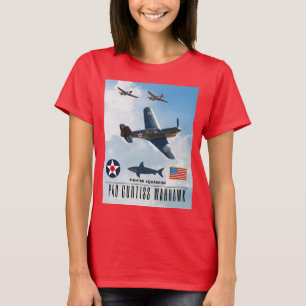 P-40 CURTISS WARHAWK FIGHTER SQUADRON T-Shirt