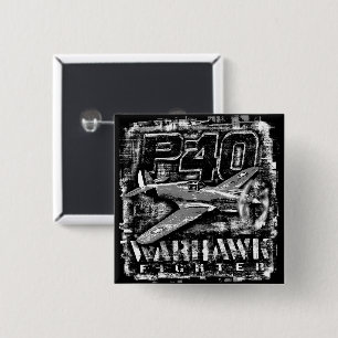P-40 Warhawk 15 Cm Square Badge