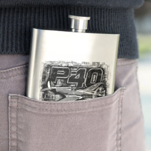 P-40 Warhawk Hip Flask