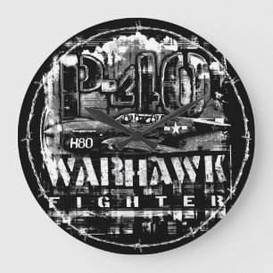P-40 Warhawk Large Clock