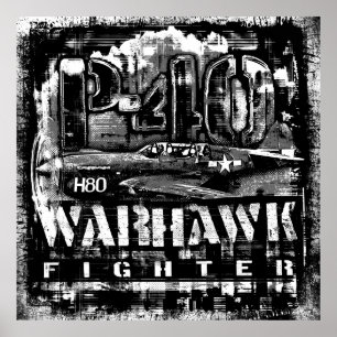 P-40 Warhawk Poster