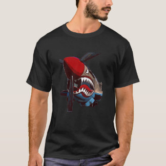 P-40 Warkhawk Flying Tiger WW2 Warbirds Warplanes  T-Shirt