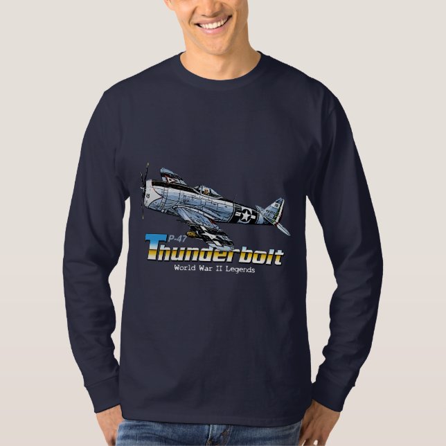P-47 Thunderbold World War II legend T-Shirt (Front)