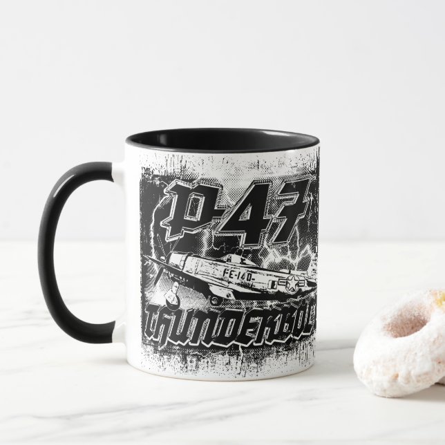 P-47 Thunderbolt Mug (With Donut)