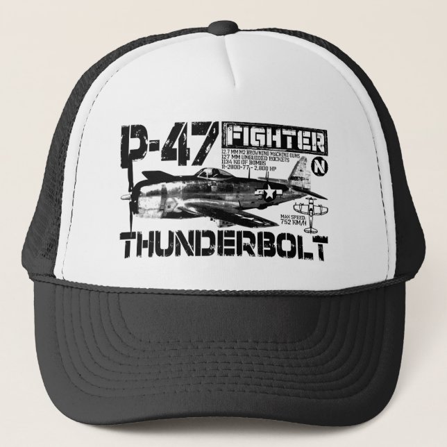 P-47 Thunderbolt Trucker Hat (Front)
