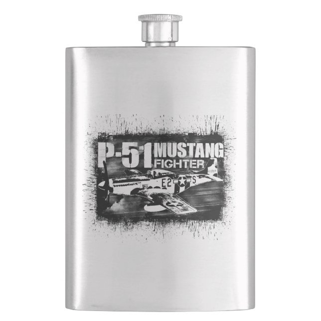 P-51 Mustang Classic Flask (Front)