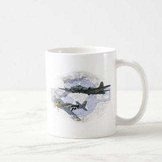 P-51 Mustang flying escort Coffee Mug