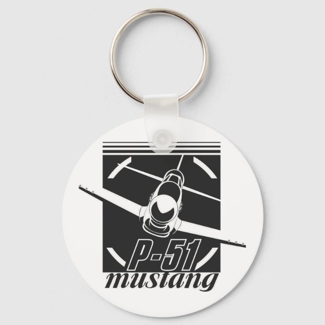 P-51 mustang key ring (Front)