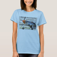 P-51 Mustang Ladie's Baby Doll T-Shirt