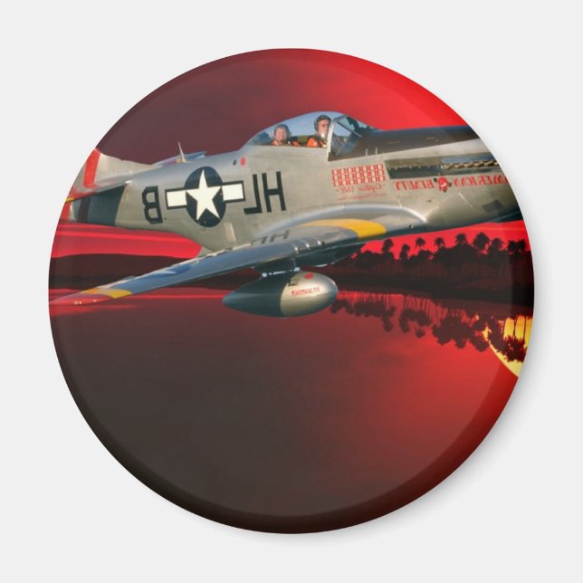 P-51 MUSTANG MAGNET (Front)