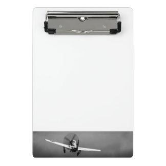 P-51 Mustang takeoff in storm Mini Clipboard