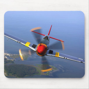 P-51 Mustang WWII American Fighter Plane Mouse Pad