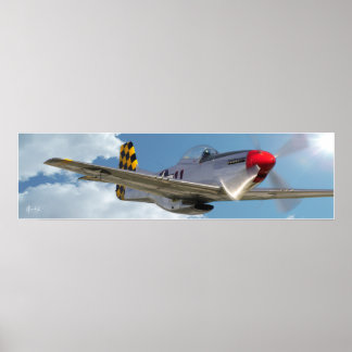 "P-51D Mustang" Poster